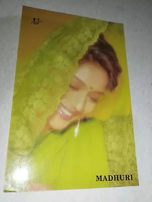 Bollywood Actors:  Madhuri Dixit -  Rare Postcard Post Cards India • $5