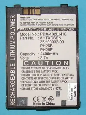 For QTEK 9090 Audiovox HTC IMate & Other Cell Phone Batteries (PDA-132LI-HC) • $42.95