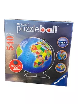 Ravensburger Metallic Globe Puzzleball 540 Pieces NEW & SEALED • $49.99