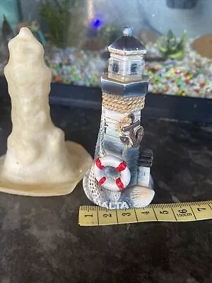 Latex Rubber Mould Lighthouse Fairy Garden Accessories Concrete Casting • £5