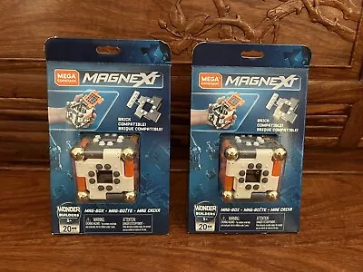 Mega Construx Magnext Mag-Box Building Toy Brick Wonder Builders Set Of Two • $10