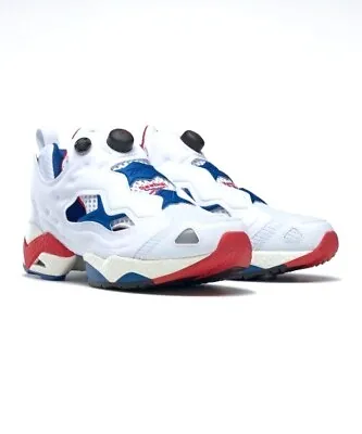 Reebok Instapump Fury 95  Sneakers Shoes GY1631 White Blue Size 4-12 • $208.67