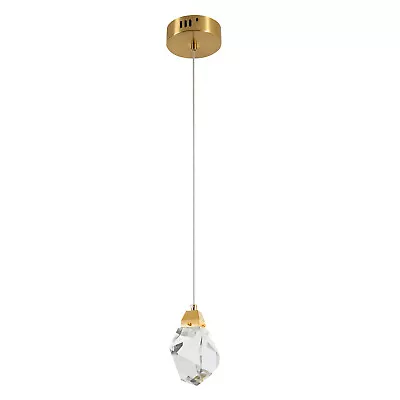 1x Modern Crystal Pendant Lamp Kitchen Island Ceiling Fixture Hanging Light LED • $35.15