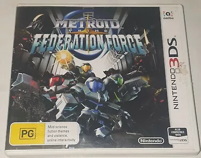 Metroid Prime : Federation Force - Nintendo 3DS Game - FREE POST  • $49.99