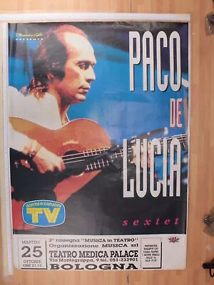 PACO DE LUCIA BOLOGNA Concerto Poster 100x70cm 25/10/1994[MM 0157-B] • £61.95