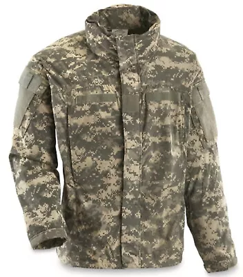 Military Issue CW JACKET SOFT OUTER SHELL LEVEL 5 GEN III ACU Camo • $99.99