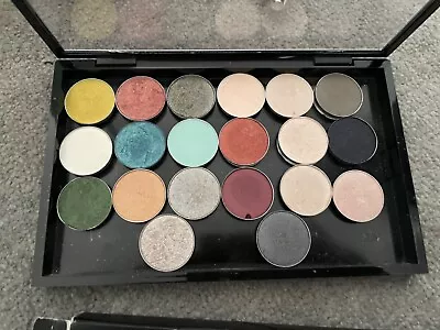 £24.99 • Buy MAC PRO PALETTE LARGE / SINGLE-SIDED Used With 20 Mac Eyeshadows