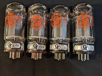 $299 • Buy Two Pairs 6550 Factory Matched Groove Tubes GT-6550C || Curve Tracer Tested 