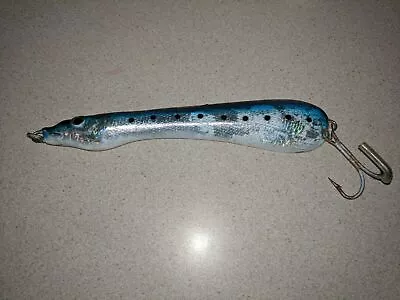 Vintage Ultra Rare Mega Bait Salt Water Fishing Lure Blue Green SPOTTED Shiny • $97.67