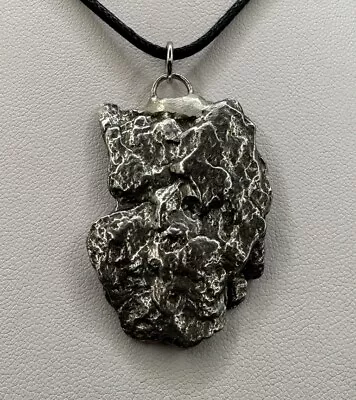 Campo Del Cielo Meteorite Pendant Astronomy Gift Space Gift COA 19.62 Grams • $54