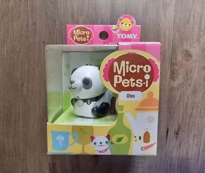 New Vintage Tomy Micro Pets.  Panda Oleo.  Very Hard To Find.  New. • £30