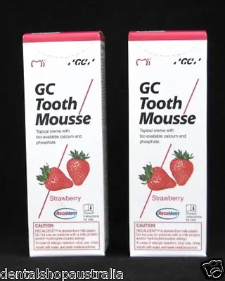 GC Tooth Mousse X2  Relieves Whitening Sensitivity Dry Mouth Conditions  (S2)  • $68.50