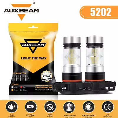 AUXBEAM 5202 LED Fog Light Bulb For GMC Sierra 1500 2500 3500 HD 2008-2016 6000K • $21.99