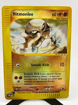 Hitmonlee 81/165 Reverse Holo Pokémon Card TCG E-Reader Expedition 2002 • $15