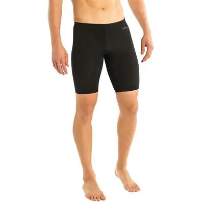 Dolfin Men's Athletic Swimsuit Jammer-Black Swim Shorts Young Men's Small • $11.50