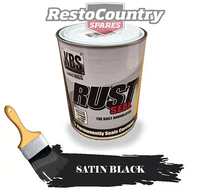 KBS RustSeal SATIN BLACK 500ml Rust Seal Paint Rust Preventive Coating • $57.90