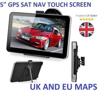 5 Inch Car Truck GPS Navigation Lorry Coach HGV Navigator SAT NAV 8GB ROM • £55.99