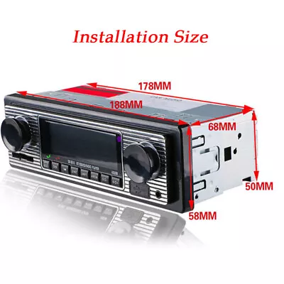 US 4-Channel MP3 Bluetooth USB/FM/WMA Radio Audio Stereo Player Remote Control • $50