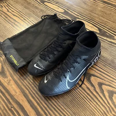 Nike Superfly 7 Pro FG Soccer Cleat AT7949-001 Size US 9 Black Grey • $35