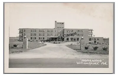 RPPC Homewood WILLIAMSPORT MD Maryland Vintage Real Photo Postcard • $6.99