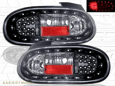 1999-05 Mazda Miata MX-5 BLACK LED Tail Lights NEW • $180.99