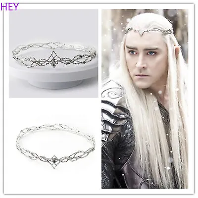 The Hobbit Elven King Thranduil Crown Headwear Circlet Elven Elf Cosplay Props • $11.15