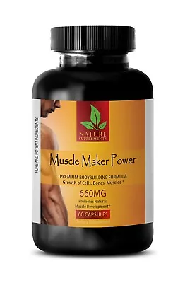 Energy Pills - MUSCLE MAKER POWER - Natural Male Enhancement Pills - 1 Bottle • $32.93