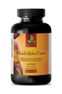 Fast Gain Weight - MUSCLE MAKER POWER - Vitamin B-6 - Bodybuilding Supplements • $19.26