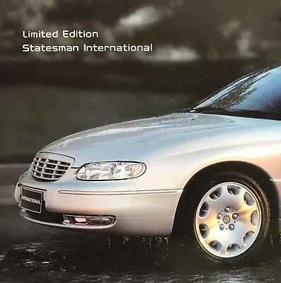 Holden Statesman International WH Limited Edition Brochure • $12