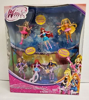 Winx Club Jakks Pacific Transformation Collection Doll Set 2012 New • $99.95