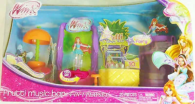 NEW  Winx Club Frutti Music Bar 4 In 1 Playset With Exclusive 3.75  Bloom Doll  • $39.99