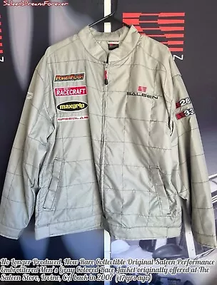 Saleen Perf Embroid Gray Jacket Frm 07 S281 Sc Parnelli J Mustang S331 S7 Ford • $295