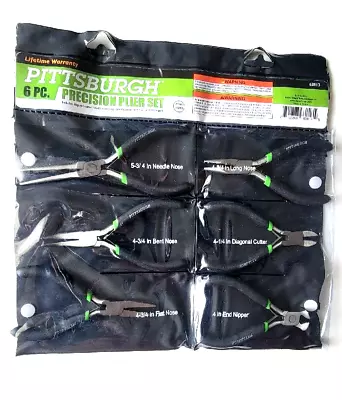 Pittsburgh 6pc Precission Pliers Set. • $16.80