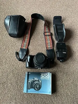 Yashica Camera SLR 35mm 300 Auto Focus.With Excellent Strap And Flash. • £25