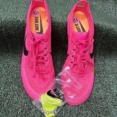Nike ZoomX Dragonfly Hyper Pink Orange CV0400-600 Track & Field Men Size 12 • $69.99