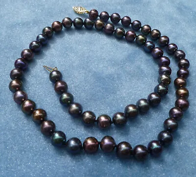 $175 • Buy 7mm Tahitian Peacock Pearl Necklace