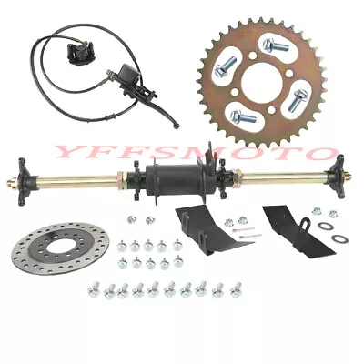 28'' Rear Shaft Axle Kits Assembly Hand Brake Caliper Kit For 4 Wheeler Buggy US • $189.12