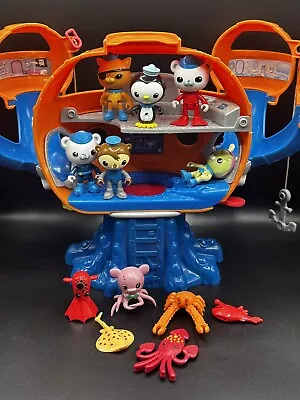 Mattel Octonauts Octopod Playset With Toy Play Figures / Sea Creatures Bundle • £29.99