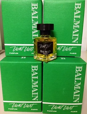 BALMAIN VENT VERT 4 ML PARFUM MINI RARE LOT OF 6 PCS Brand New Vintage Formula • $109