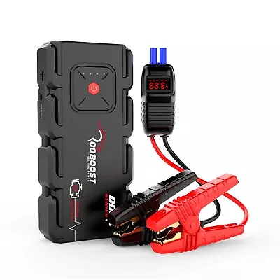 $119.99 • Buy Jump Starter 2000A Portable 12 Volt Car Battery Heavy Duty High Booster Rooboost