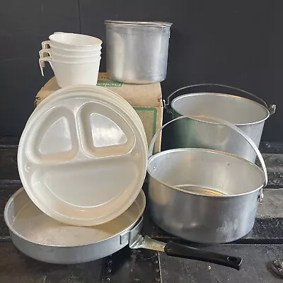 $32.50 • Buy Vintage Palco 4 Party Aluminum Cook Kit Camping Cook Ware  Survival Prepare Usa