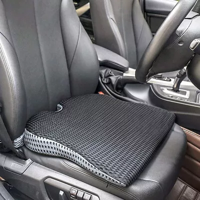 Memory Foam Car Seat Cushion Wedge Driving Back Pain Relief Office Chair Pad • £17.89