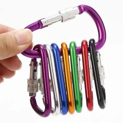 HOOKS Aluminum Carabiner D-Ring Mini Clip FOR Bags Purse Carry Keychain Utility  • $7.45