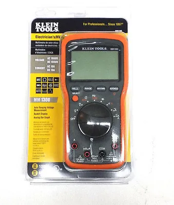 Klein Tools MM1300 Electrician's /HVAC Multimeter • $92.35