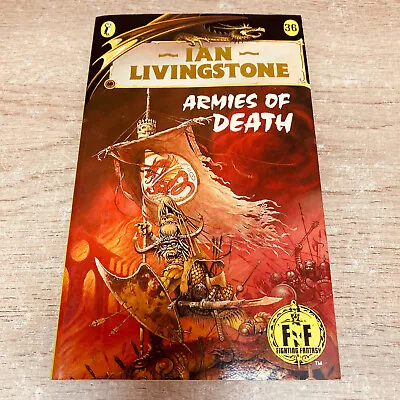 Armies Of Death Fighting Fantasy Game Book By Ian Livingstone (Paperback 1988) • $53.08