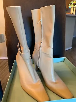 Gianni Bini Soft Yellow Boots Vintage NEW Size 9 Never Worn • $65