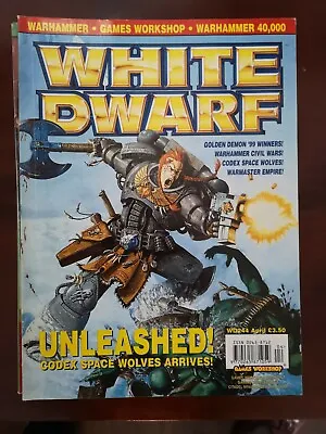 £6.19 • Buy White Dwarf Magazine - 244 April 2000 Warhammer Codex Space Wolfes Golden Demon