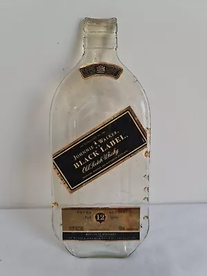 Bottle Art Johnnie Walker Black Label Flattened Bottle • $36