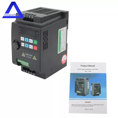 1 To 3 Phase Variable Frequency Drive Inverter 2.2 KW VFD 220 V 3 HP • $85.08