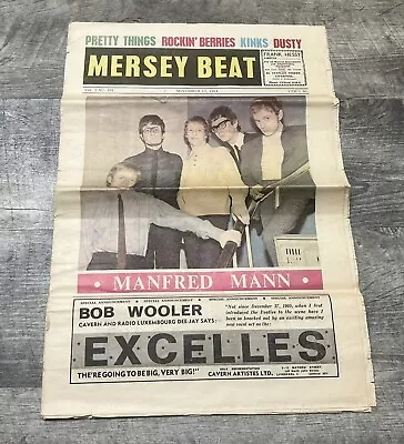 1964 Mersey Beat 11/12 ~ Manfred Mann ~ John Lennon ~ The Cruisers ~ BEATLES • $25